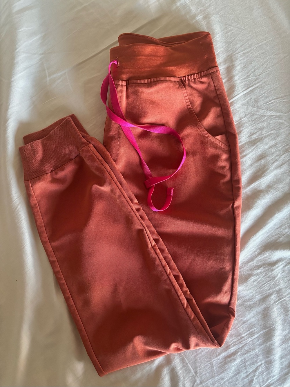FIGS Orange Terracota Zamora Joggers